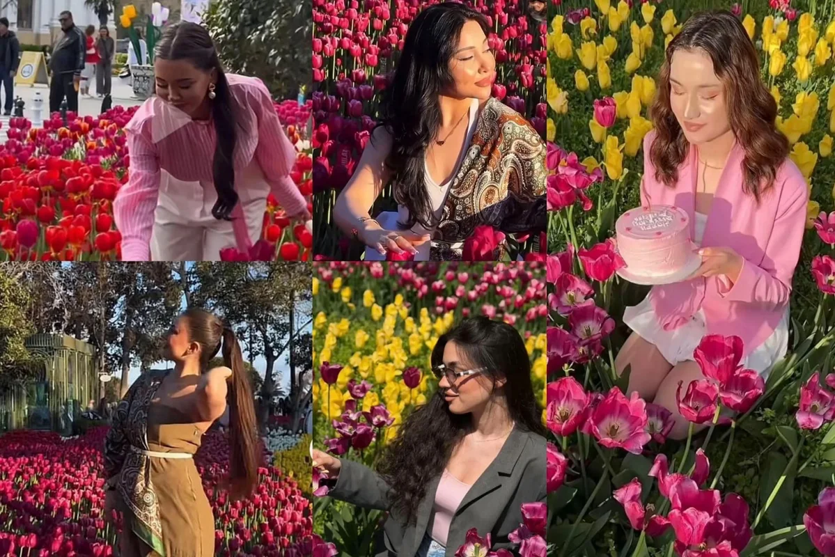 Bulvarda gülləri əzənlər bloqerlərdir - ADLAR - FOTO