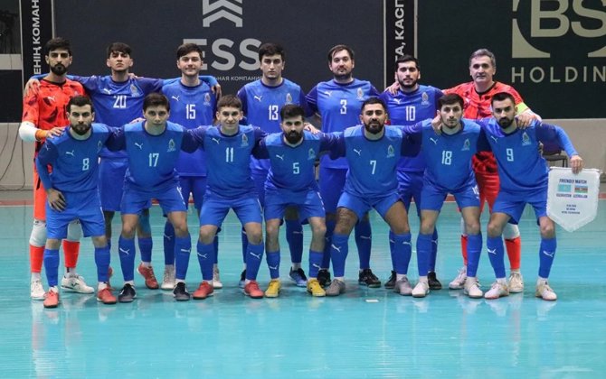 Azərbaycanın futzal millisi Qazaxıstanla ikinci yoldaşlıq oyununa çıxacaq