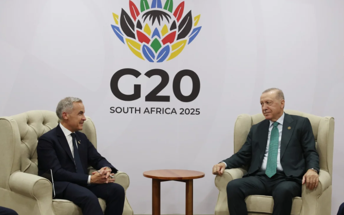 Ərdoğan Kanadanın Baş nazirini Türkiyəyə dəvət edib - FOTO