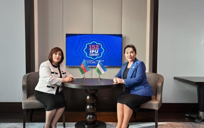 Sahibə Qafarova Özbəkistan Ali Məclisi Senatının sədri ilə görüşüb - FOTO