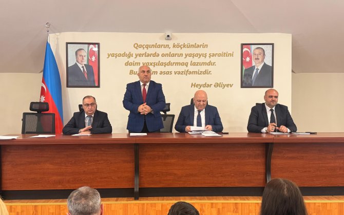 Ağdam şəhərinin sakinləri mina təhlükəsi ilə bağlı maarifləndirildi - FOTOLAR