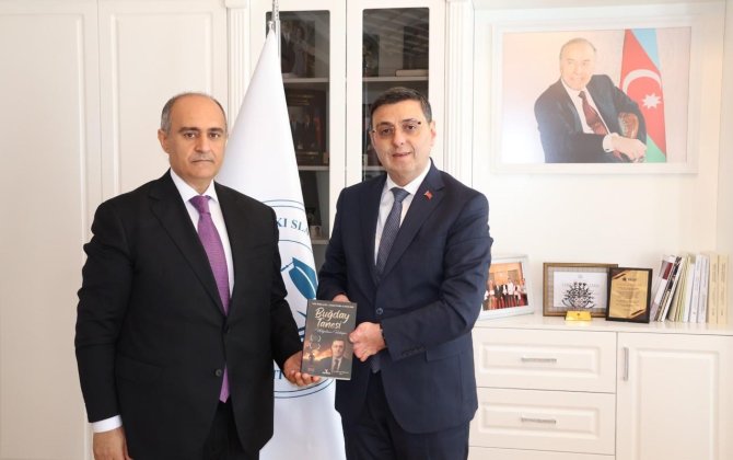 BSU-da Birləşmiş Millətlər Təşkilatının sülh elçisi ilə görüş keçirildi - FOTOLAR