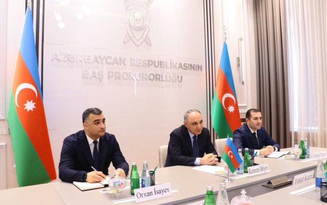 Baş prokuror Türkiyə Ali Məhkəməsinin nümayəndə heyətini qəbul etdi - FOTOLAR