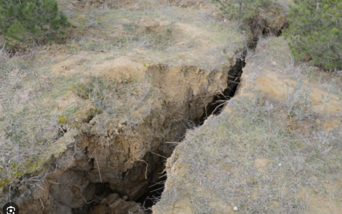 На юге Азербайджана произошёл оползень