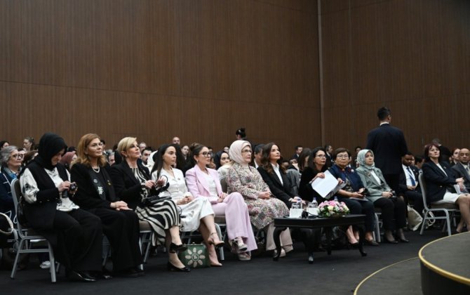 Mehriban Əliyeva Antalya Diplomatiya Forumu çərçivəsində paneldə iştirak edib - FOTO