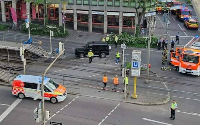 Almaniyada partlayış nəticəsində bir nəfər ölüb, dörd nəfər yaralanıb