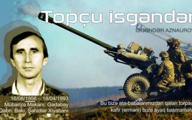 “Topçu İsgəndər”in qızı: “Sən torpağa düşmədin, ata” - FOTOLAR