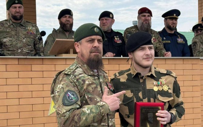 Адама Кадырова наградили еще одной памятной медалью