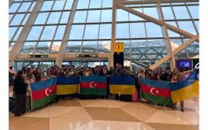 В Азербайджан на реабилитацию прибыла очередная группа украинских детей