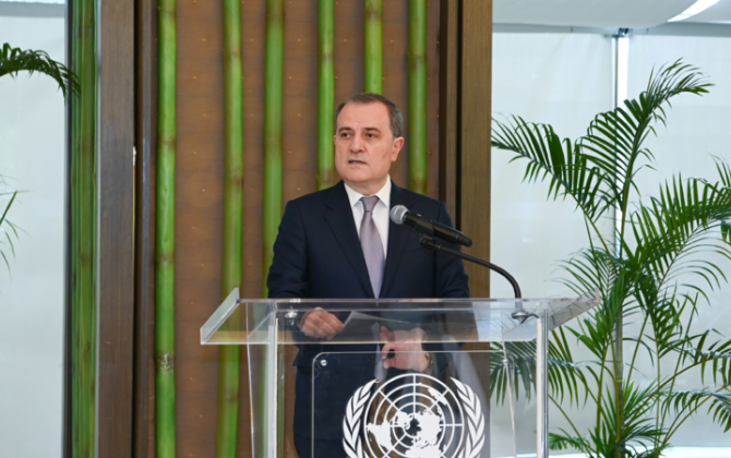 Ceyhun Bayramov BMT tədbirində Azərbaycanın çoxtərəfli əməkdaşlığa sadiqliyini bildirdi