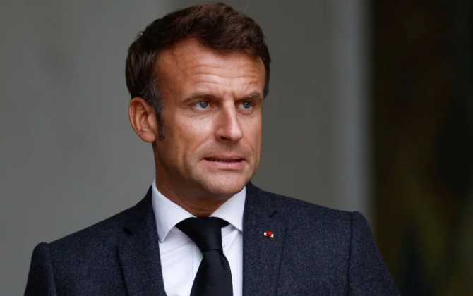 Makron: Hörmüz boğazında açılan atəşin hədəfi Fransa olmayıb