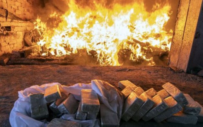 Xocalıda müsadirə olunmuş narkotik vasitələr məhv edildi