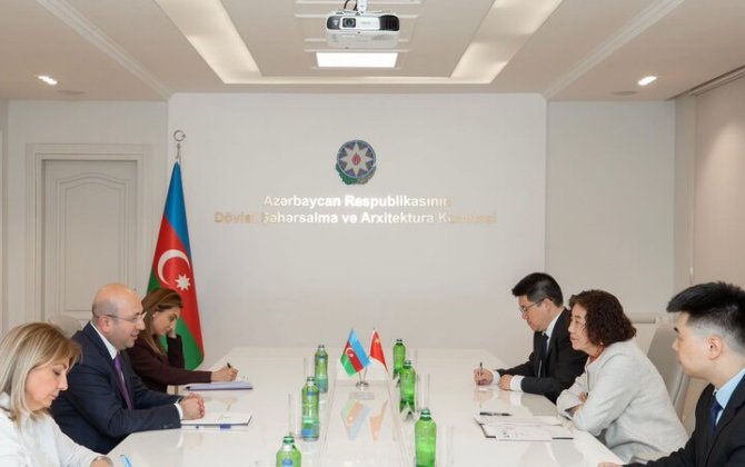 Azərbaycan və Çin arasında dayanıqlı şəhərsalma üzrə əməkdaşlıq müzakirə edilib