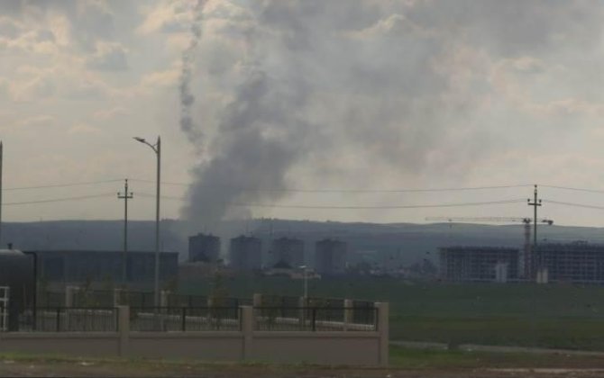 Ərbildə neft emalı zavodunda PARTLAYIŞ - VİDEO