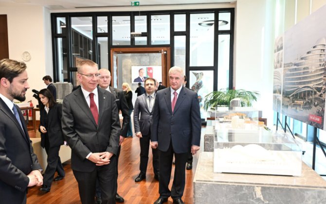 Президент Латвии посетил 