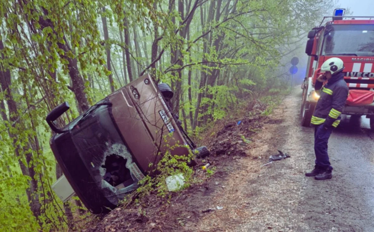 Ukraynaya məxsus avtobus öz sərnişinlərini vurub - Ölənlər var