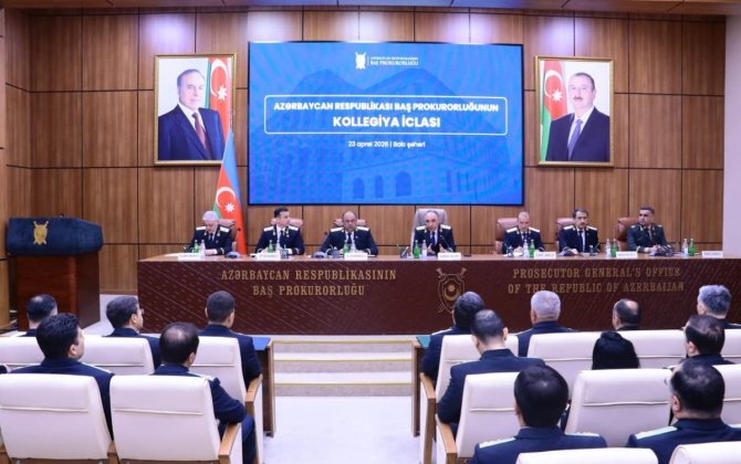 Baş Prokurorluqda geniş Kollegiya iclası keçirilib - FOTO