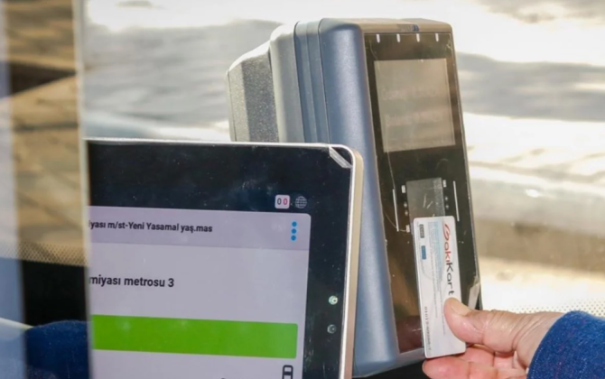 Bakıda 140A nömrəli marşrut nağdsız ödəniş sisteminə keçir