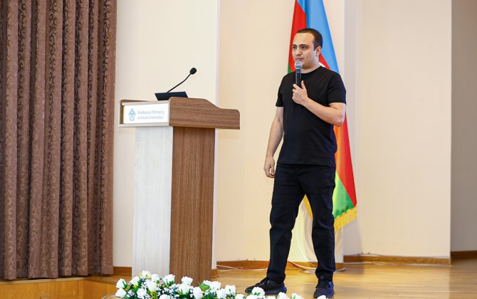 AzMİU-da tikinti və dizaynda ən çox tələb olunan sahələr təqdim olundu - FOTO