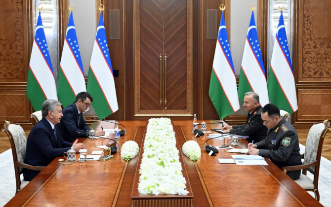 Şavkat Mirziyoyevə Türkiyə ilə hərbi əməkdaşlıq haqqında məlumat verilib