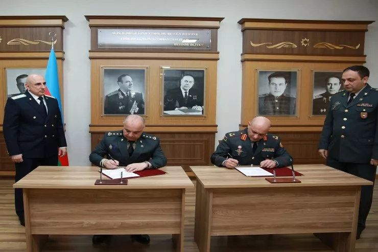 Hərbi Prokurorluq və Milli Müdafiə Universiteti memorandum imzaladı - FOTO