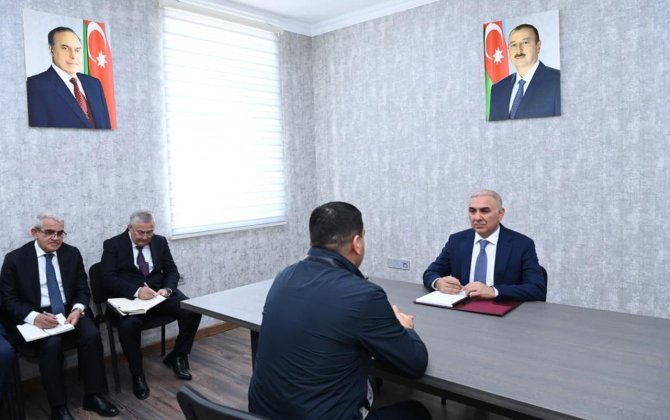 Vüqar Əhmədov Şuşada vətəndaşları qəbul etdi