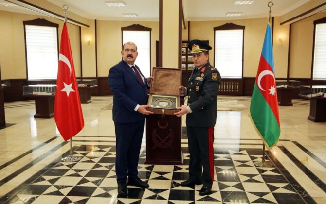 Türkiyənin Milli Müdafiə Universitetinin rektor müavini Naxçıvanda olub - FOTO