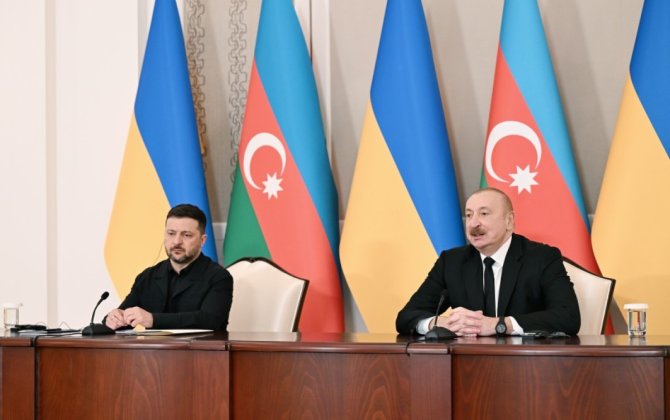Президенты Азербайджана и Украины выступили с заявлениями для прессы-ФОТО-ОБНОВЛЕНО