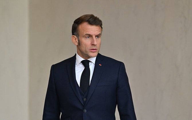 Makron Hörmüz boğazının yenidən açılması üçün çalışdığını bildirib