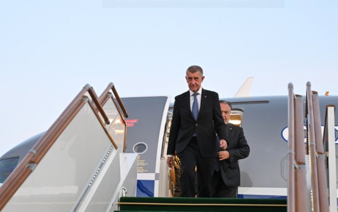 Премьер-министр Чехии прибыл с визитом в Азербайджан - ФОТО