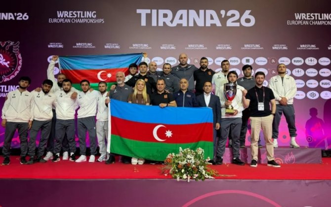 Sərbəst güləş millimiz 6-cı dəfə Avropa çempionu oldu