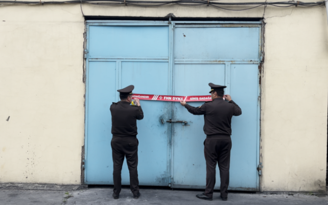 Yanğın təhlükəli müəssisənin fəaliyyəti dayandırıldı - VİDEO