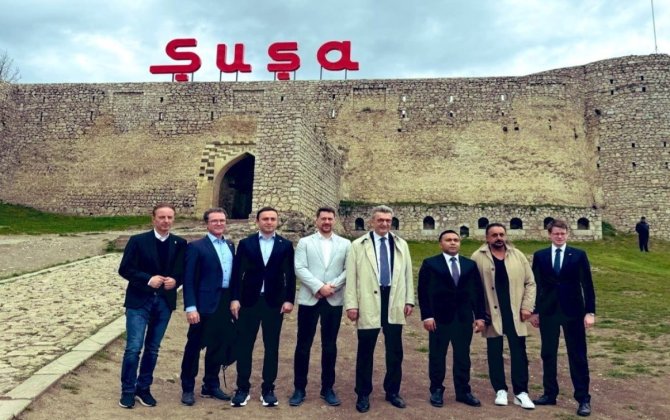 Almaniya Bundestaqının nümayəndə heyəti Şuşa və Xankəndi şəhərlərində olub