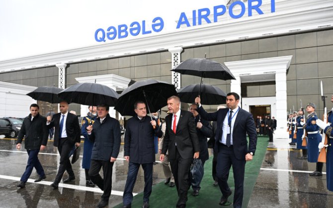 Андрей Бабиш завершил визит в Азербайджан-ФОТО
