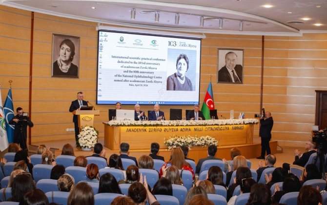Bakıda akademik Zərifə Əliyevanın 103 illiyinə həsr olunmuş beynəlxalq konfrans keçirildi - FOTOLAR