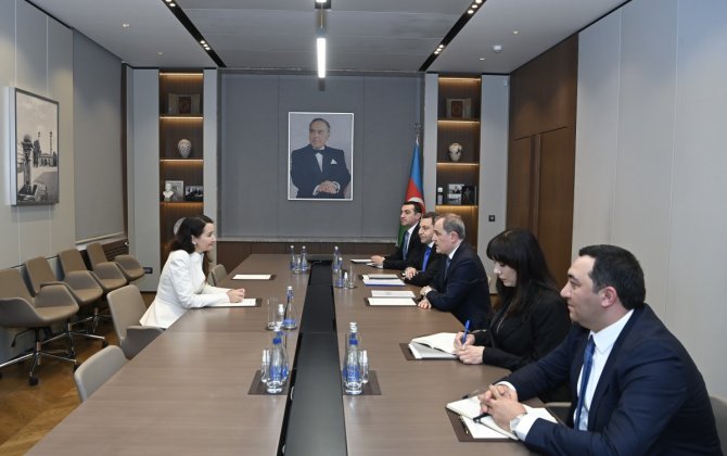 Ceyhun Bayramov Uruqvayın xarici işlər nazirinin müavini ilə görüşüb - FOTO