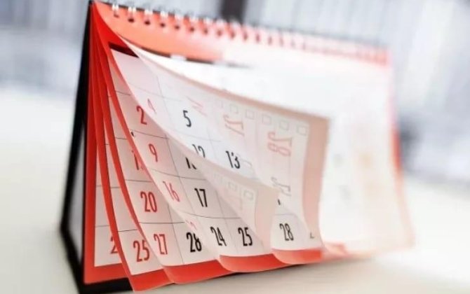 Bu tarixlərdə iş olmayacaq