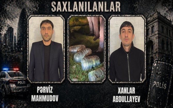 Oğuzda narkokuryerlər saxlanıldı