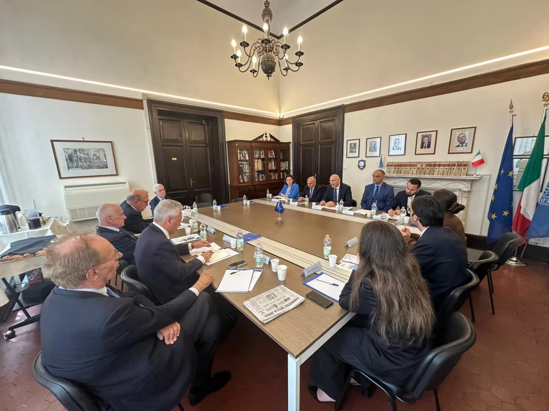 Elçin Əmirbəyov İtaliyada görüşlər keçirdi - FOTOLAR