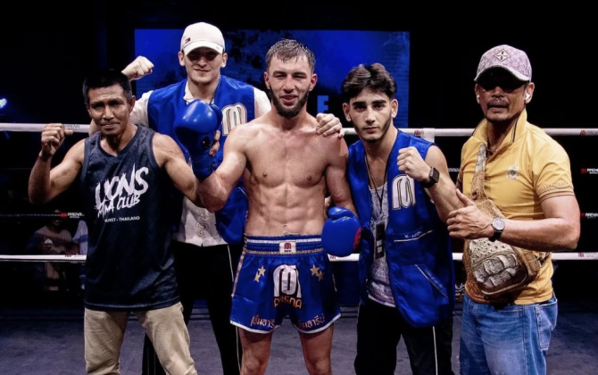 Elvin Kazımov Tailandda muaytay yarışında birinci yerə çıxıb - FOTO