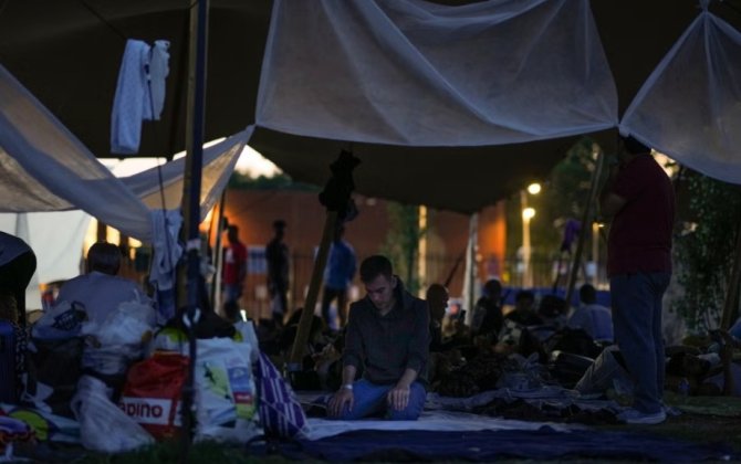 Pərbi poliqonda yanğın baş verdi - 1500-dən çox insan təxliyə olundu