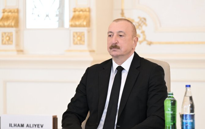 Президент Ильхам Алиев выступил в формате видеосвязи на 8-м Саммите ЕПС-ФОТО