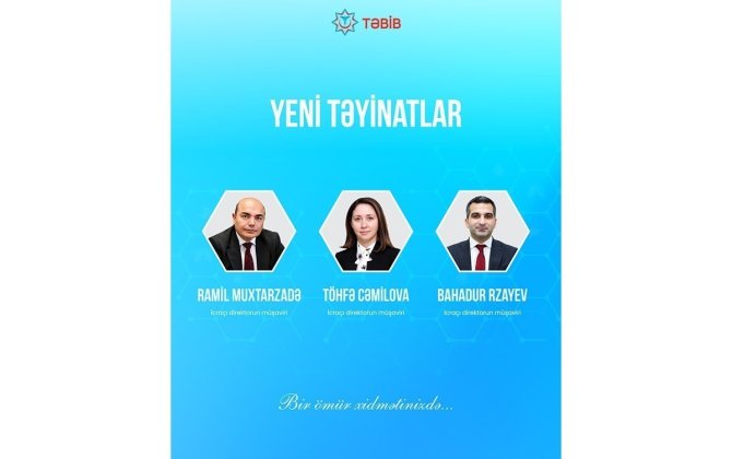 В TƏBİB назначены новые советники исполнительного директора