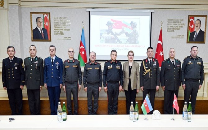 Azərbaycan və Türkiyə hərbçiləri kütləvi qırğın silahlarından mühafizə üzrə görüş keçiriblər - FOTO
