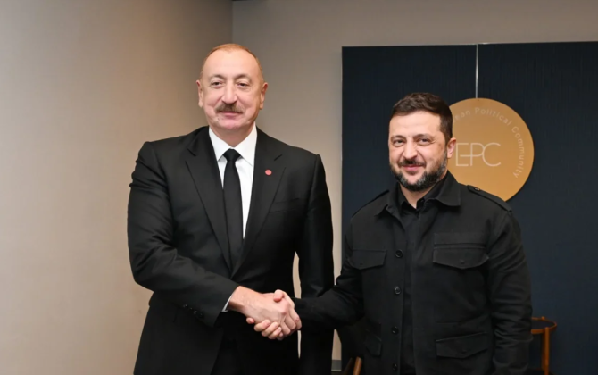 Volodimir Zelenski İlham Əliyevə zəng edib - FOTO