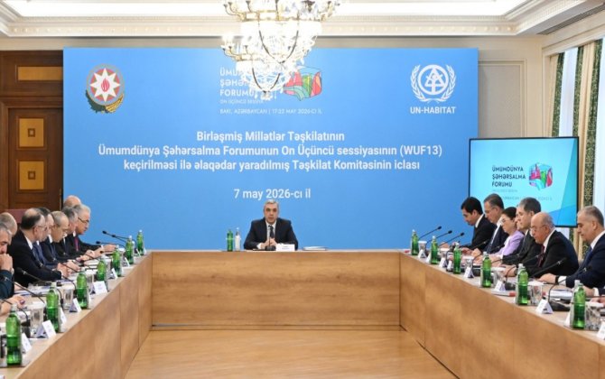 WUF13-ün təşkili ilə əlaqədar yaradılmış Təşkilat Komitəsinin iclası keçirilib - FOTO