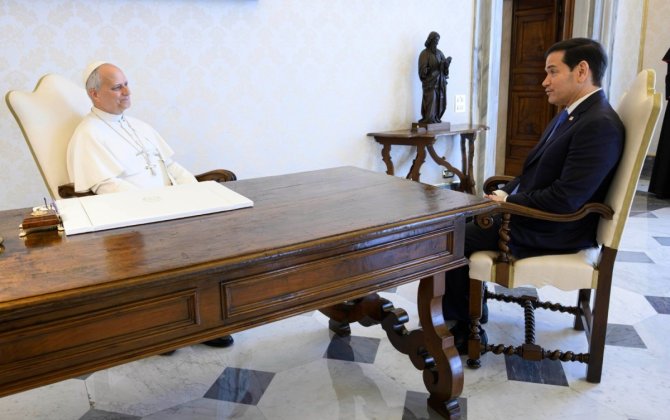 Rubio Vatikanda Roma Papası ilə görüşüb