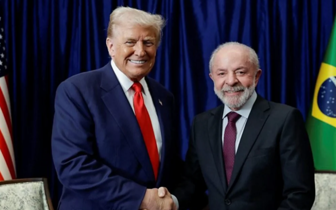 Tramp və Lula da Silva ticarət məsələlərini müzakirə ediblər