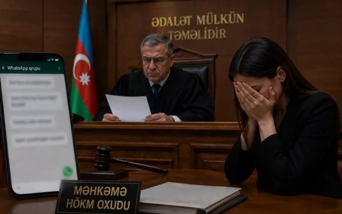 “Whatsapp” qrupunda iş yoldaşlarını söyən qadın CƏRİMƏLƏNDİ