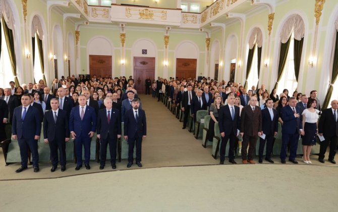 UNEC-də “Heydər Əliyev irsi: Elm, təhsil və milli tərəqqi” adlı elmi-praktiki konfrans keçirilib - FOTO